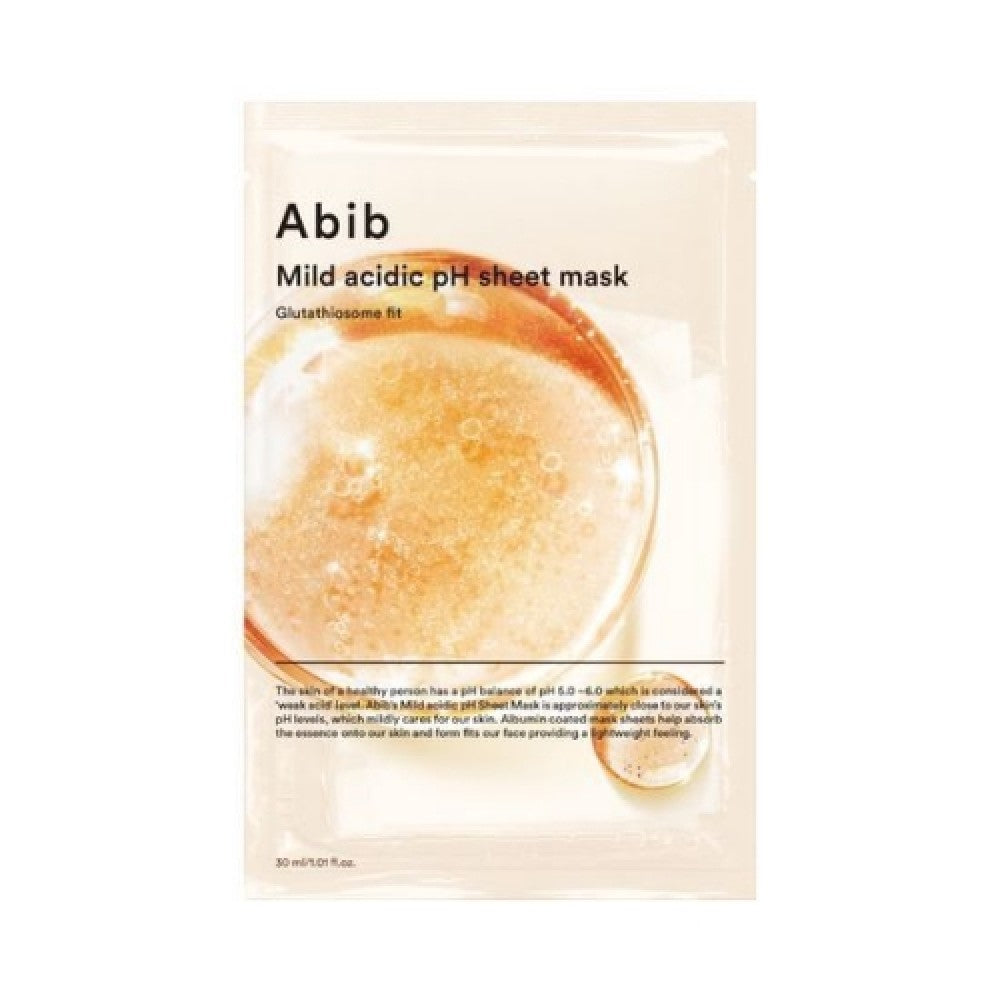 ABIB MILD ACIDIC PH SHEET MASK GLUTATHIOSOME FIT