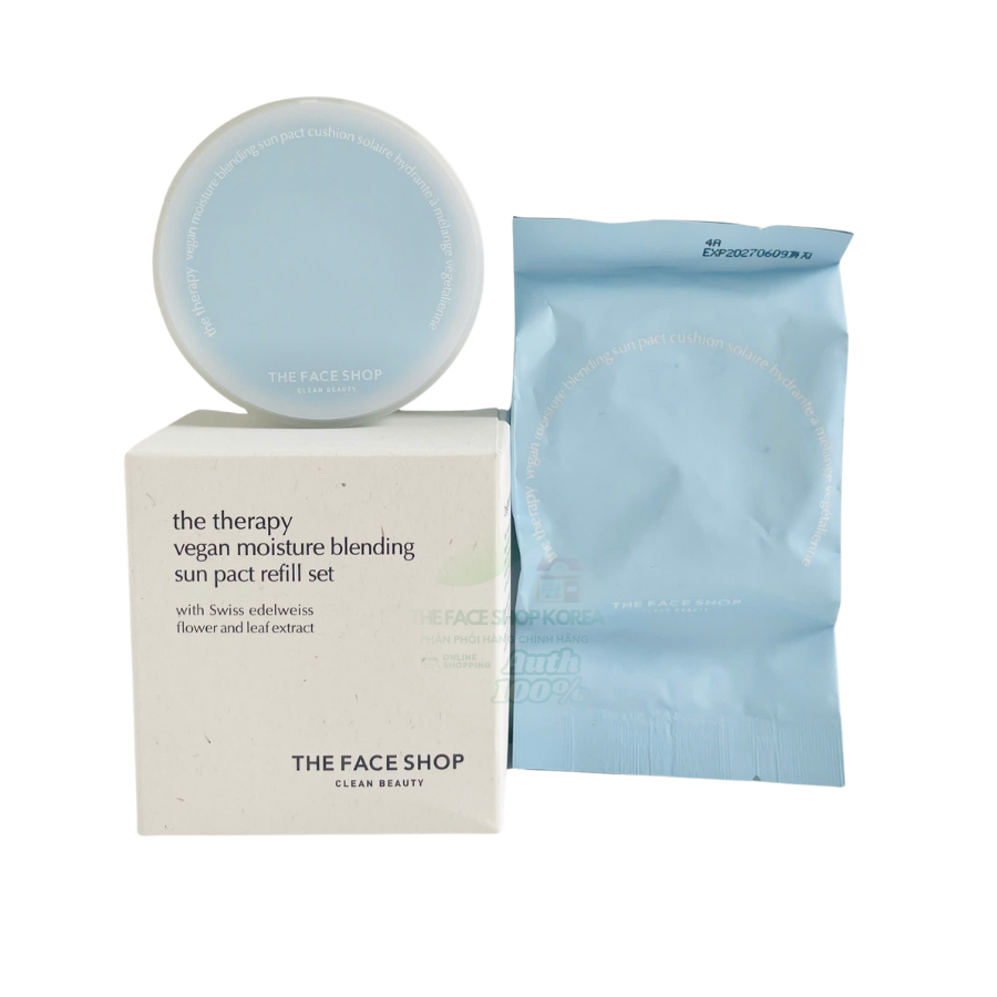 (SET)THE THERAPY VEGAN MOISTURE BLENDING SUN PACT REFILL SET