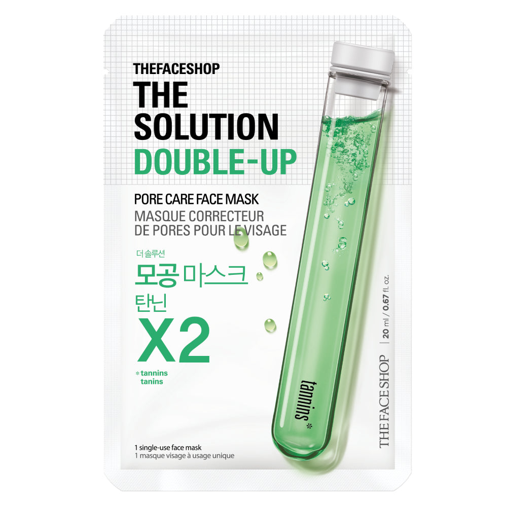 THE SOLUTION DOUBLE-UP PORE CARE FACE MASK(GZ)