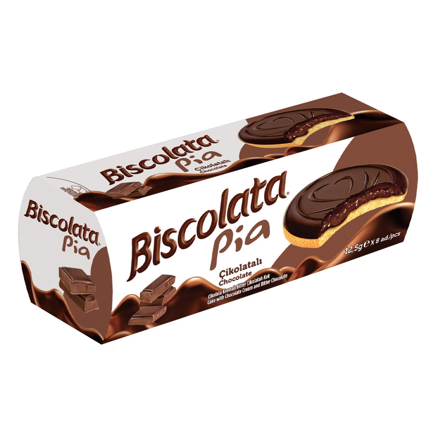 BISCOLATA Pia Chocolate Cake 24pcs 100g