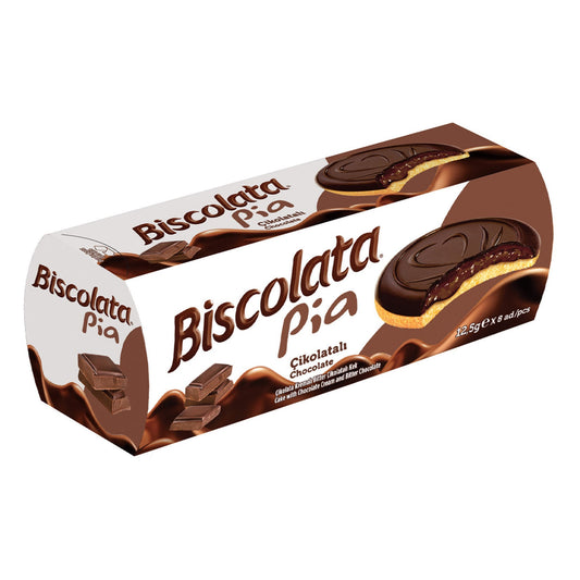 BISCOLATA Pia Chocolate Cake 24pcs 100g