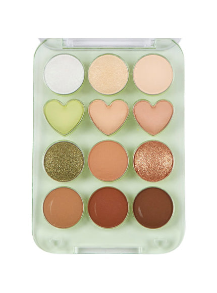 colorgram Pin Point Eyeshadow Palette 06 Buttercup+Brown=Love