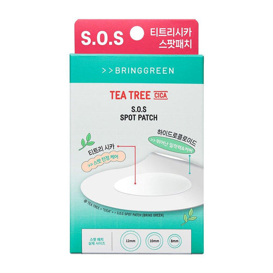 BRINGGREEN Teatree Cica SOS Spot Patch 75+25P