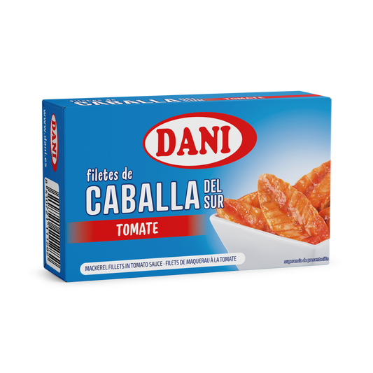 Mackerel fillets in tomato sauce
