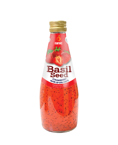 Basil drink with  Strawberry 290ml