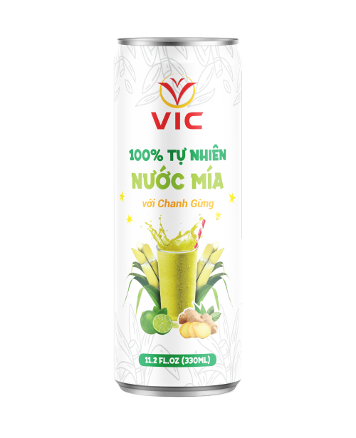 Sugar can with Lemon Ginger 330ml