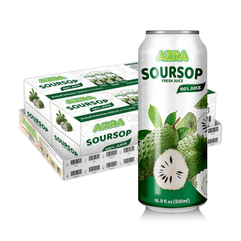 100% Soursop juice with pulp 500ml
