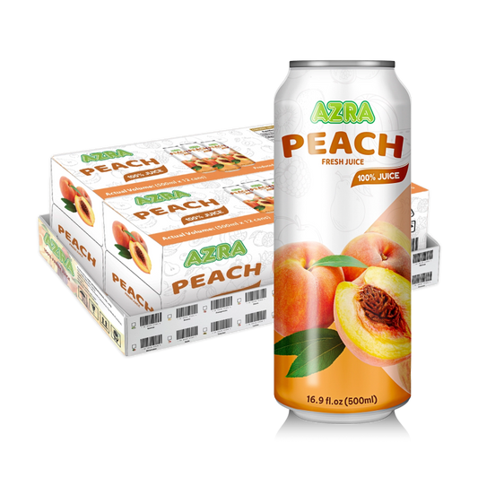 100% Peach juice with pulp 500ml