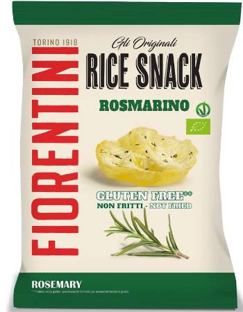 Organic Rice snacks rosemary (not fried - gluten free - round shape)