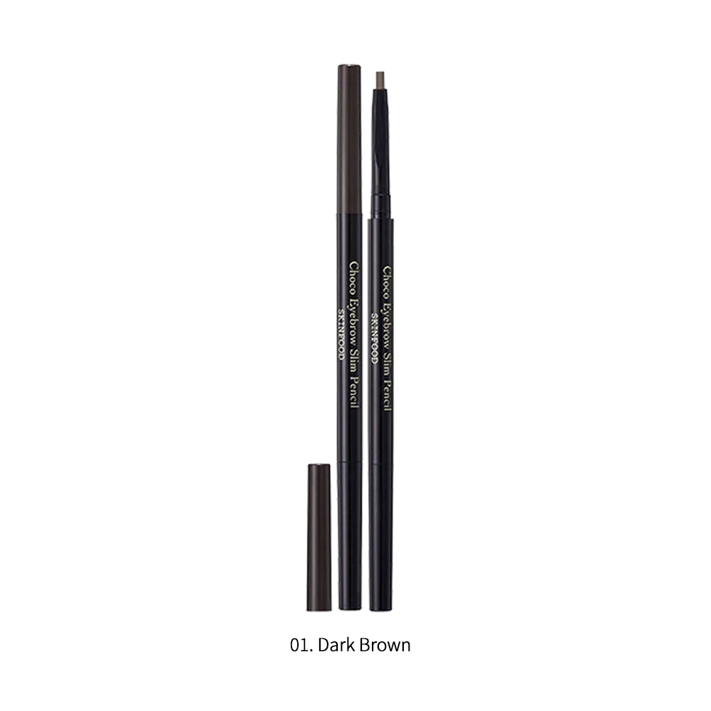 CHOCO EYEBROW SLIM PENCIL 01 DARK BROWN