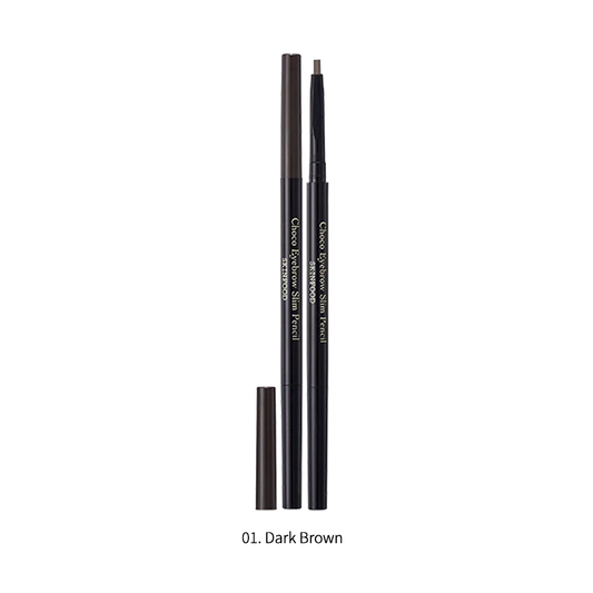 CHOCO EYEBROW SLIM PENCIL 01 DARK BROWN