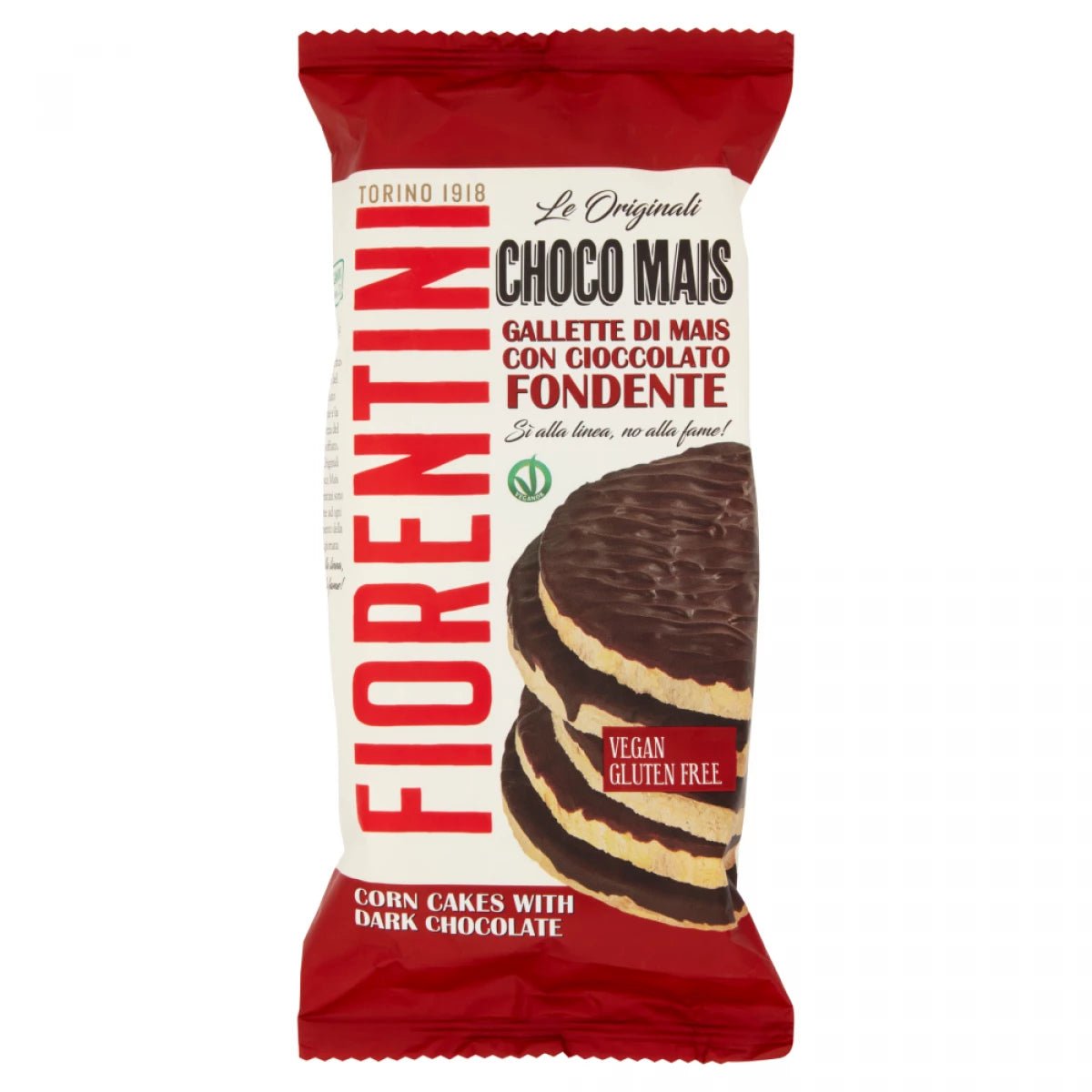 Corn cakes with dark chocolate (gluten free)