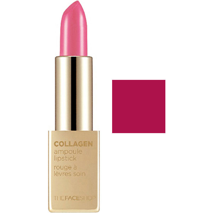 THEFACESHOP COLLAGEN AMPOULE LIPSTICK 07 FULL PINK