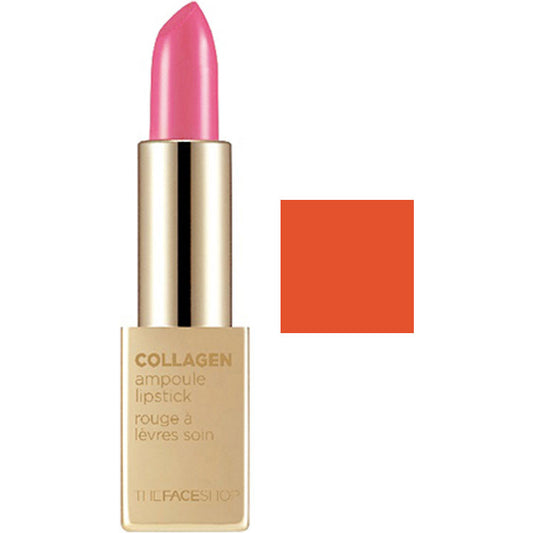 THEFACESHOP COLLAGEN AMPOULE LIPSTICK 10 ORANGE BLAST