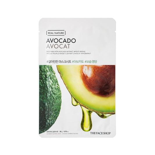 (SAMPLE)THEFACESHOP REAL NATURE AVOCADO FACE MASK(GZ)