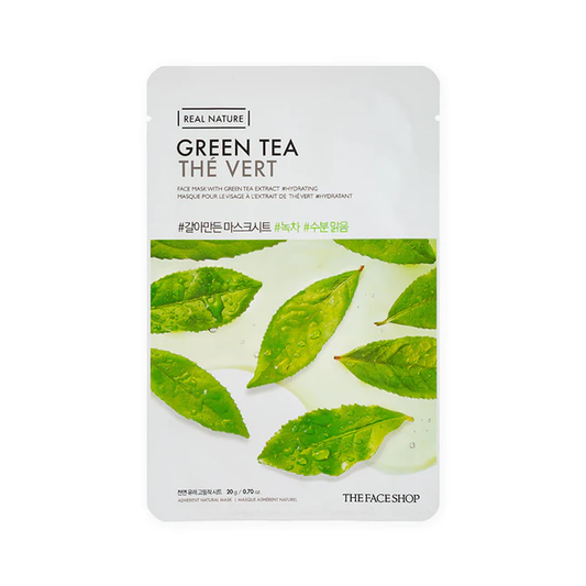 THEFACESHOP REAL NATURE GREEN TEA FACE MASK(GZ)