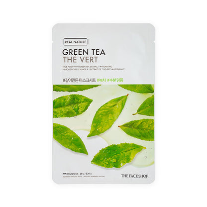 (SAMPLE)THEFACESHOP REAL NATURE GREEN TEA FACE MASK(GZ)