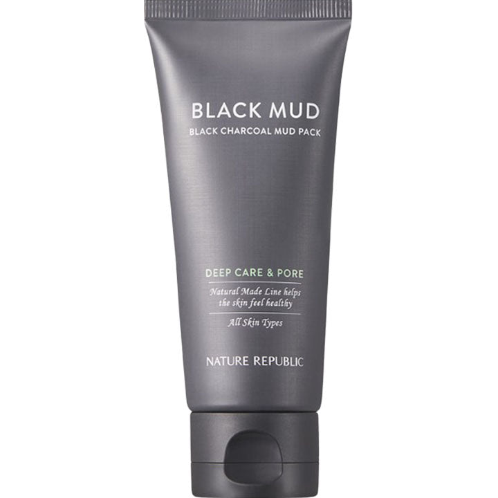NATURAL MADE BLACK CHARCOAL DEEP PORE MUD PACK
