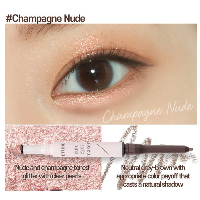 ET. CUTE EYES MAKER #ChampagneNude