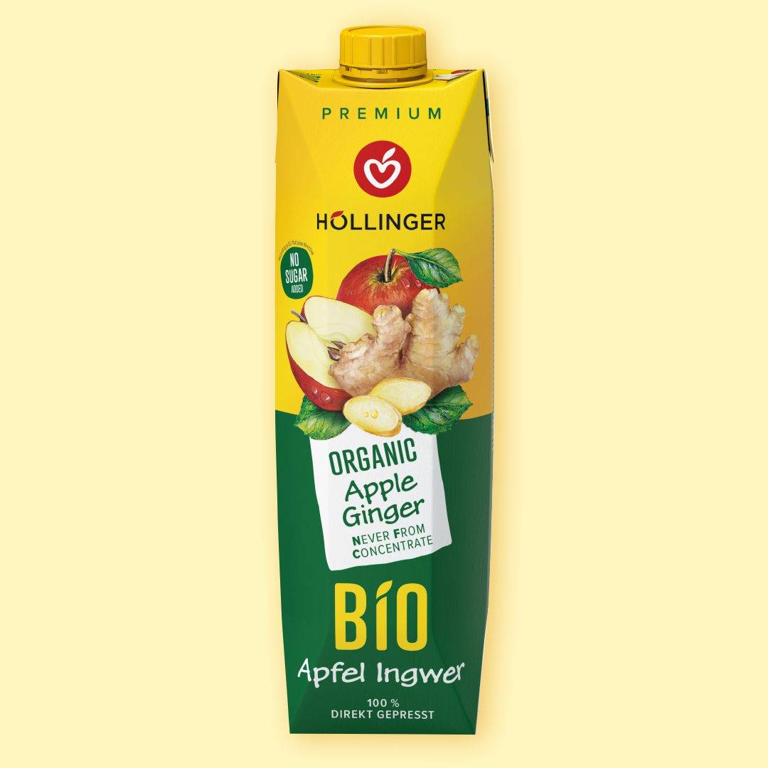 Organic apple-ginger