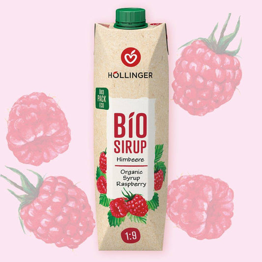 Organic syrup raspberry