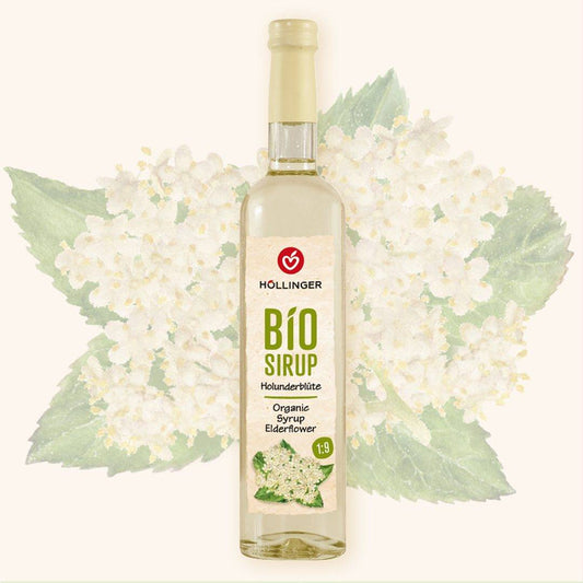 Organic syrup elderflower