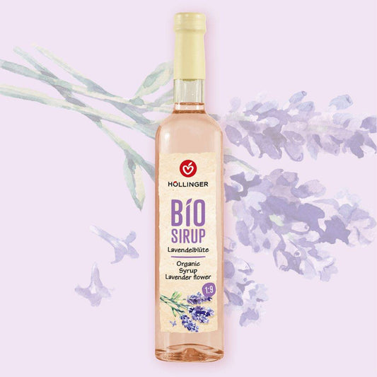 Organic syrup lavender flower