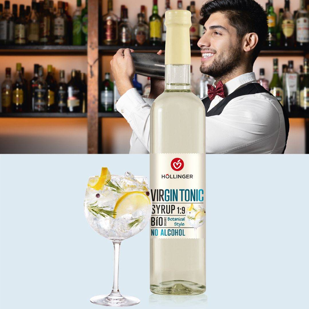 Organic cocktail syrup VirGIN Tonic