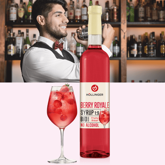 Organic cocktail syrup lilly berry