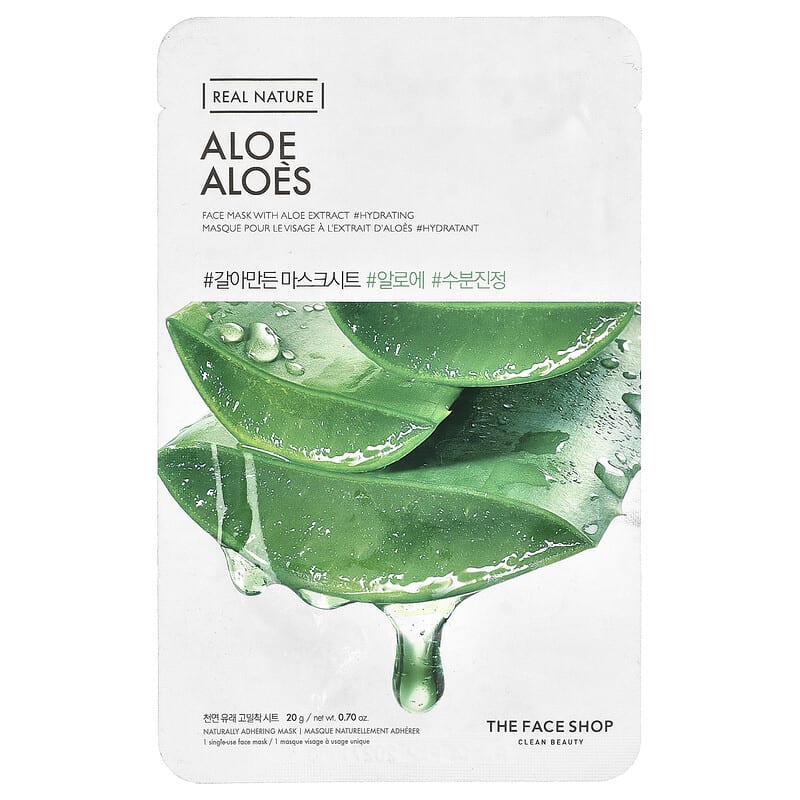 REAL NATURE ALOE FACE MASK