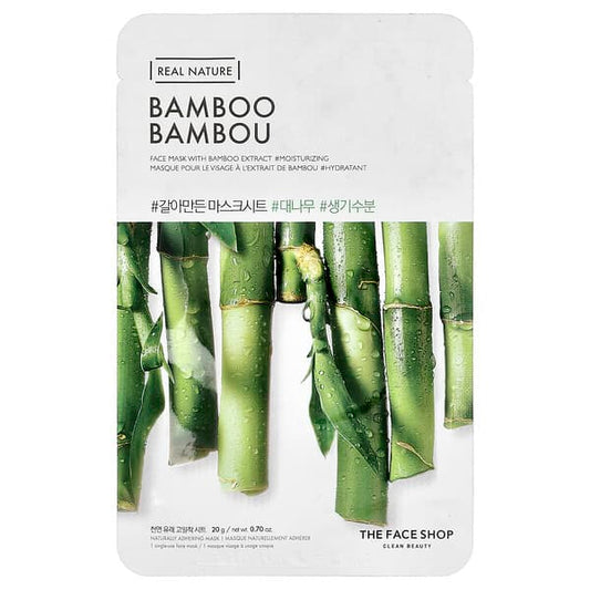 THEFACESHOP REAL NATURE BAMBOO FACE MASK(GZ)
