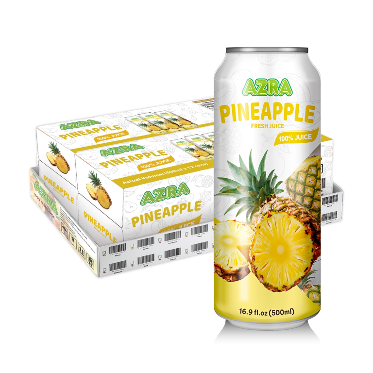 100% Pineapple juice with pulp 500ml