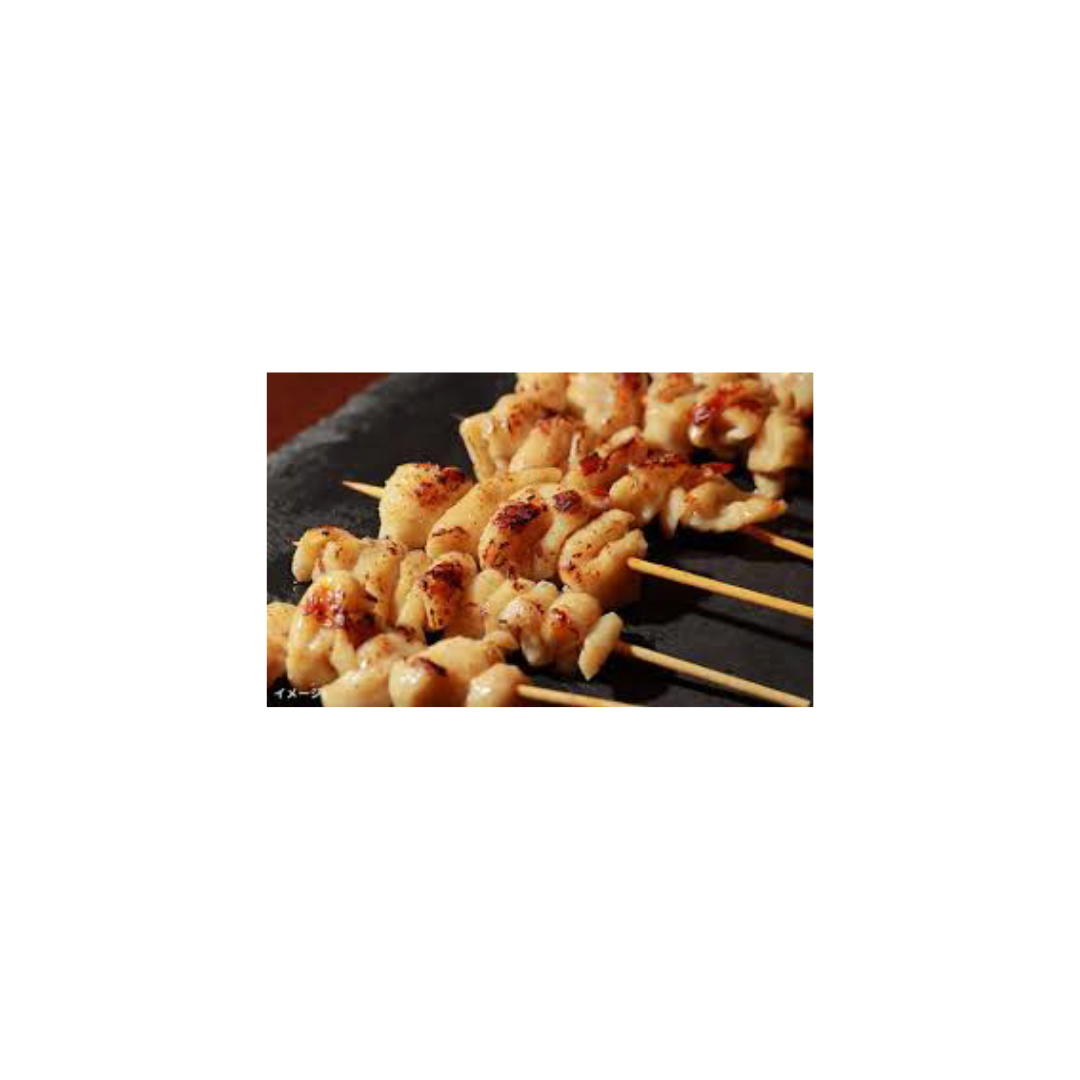 雞皮串 30g STEAMED CHICKEN SKIN SKEWER