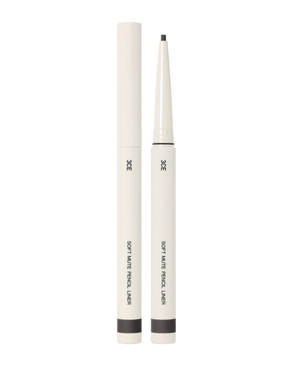 3CE SOFT MUTE PENCIL LINER #MILDY BLACK