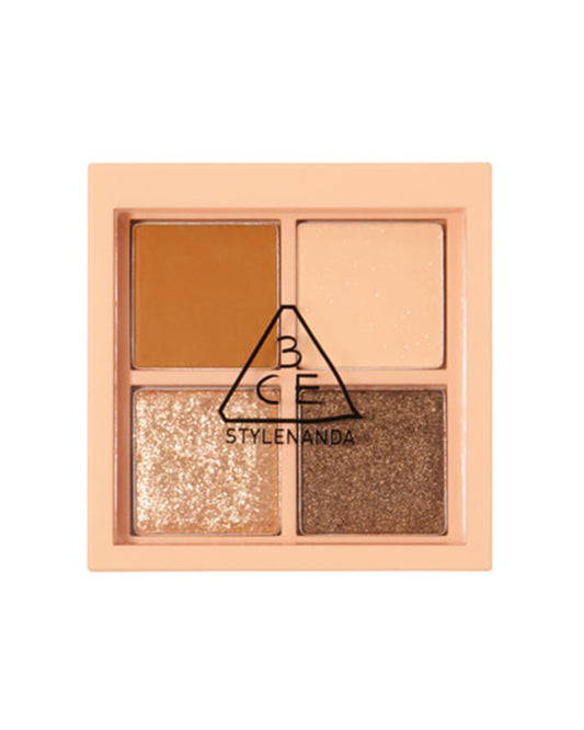 3CE MINI MULTI EYE COLOR PALETTE #ALMOND FUDGE