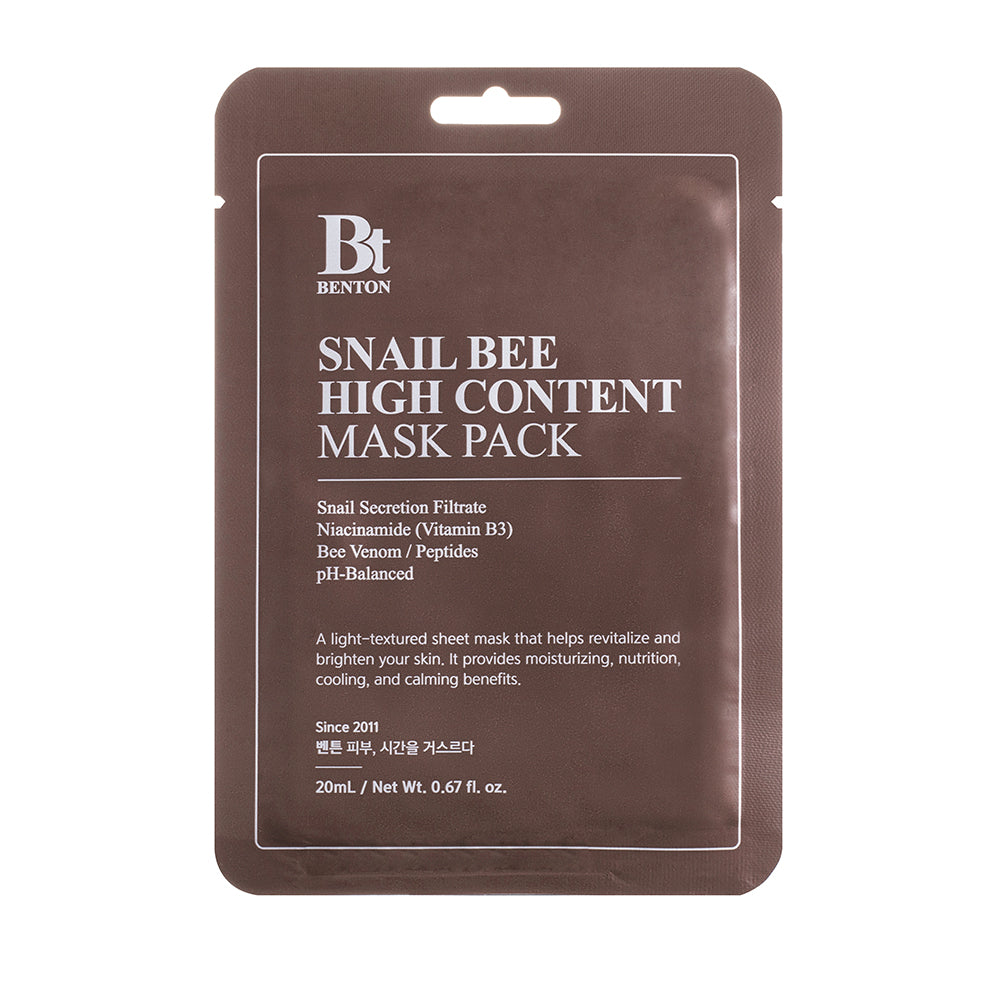 SNAIL BEE HIGH CONTENT MASK PACK [10EA/1BOX]