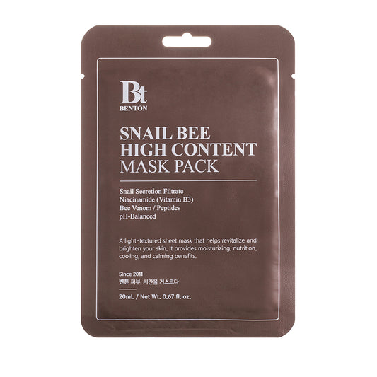SNAIL BEE HIGH CONTENT MASK PACK [10EA/1BOX]
