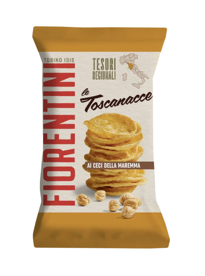 "Le Toscanacce" (Real Tuscany snacks produced with Maremma
chickpeas)