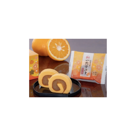 一六本舗蛋糕 伊予柑口味 5 片 Cheese Almond Rice Cracker