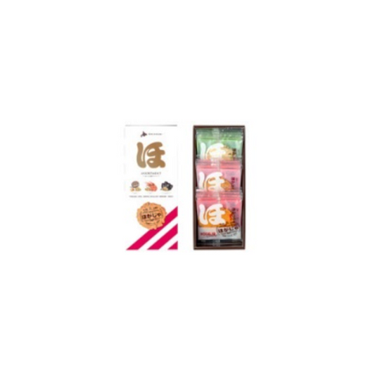 日式零食 Hogaja 3 種口味拼盤（2 x 12 袋） Japanese Snack Assortment Of 3 Types Of Hogaja (2 X 12 Bags)