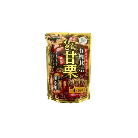 河北省遷西縣産　有機種植去皮甜栗200克  Organically Grown Peeled Sweet Chestnuts 290g From Qianxi County, Hebei Province