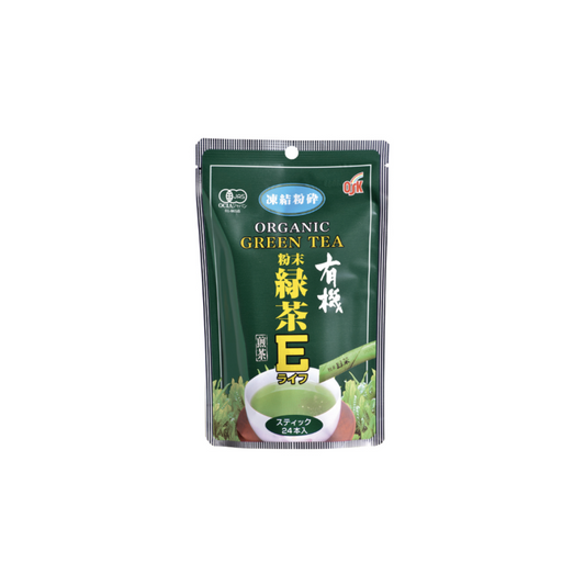 E-Life 有機冷凍碎物綠茶棒 24 瓶 Stick Organic Freeze GrindingPowdered Green Tea E Life 24 Bottles