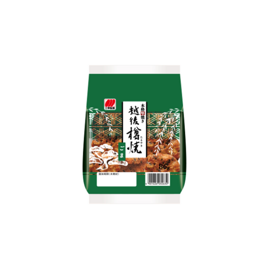 名越後樽燒 仙貝 芝麻口味 Echigo Ume Yaki Sesame