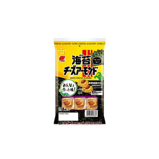 海苔起司 杏仁米菓 Dried Small Sardines Senbei