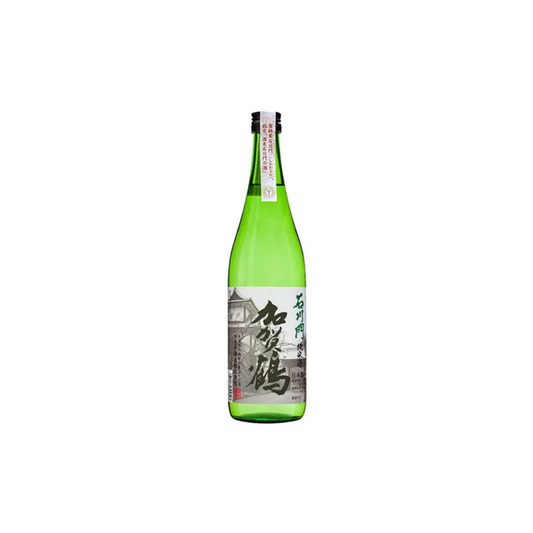 加賀鶴 純米酒「石川門」 Kagatsuru Junnaishu Ishikawanon" (ALC.15.5%)"