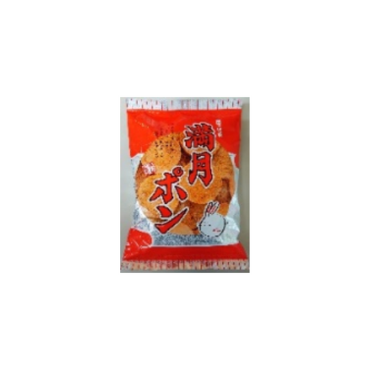 90g 滿月PON（鍍􀀀膜袋）Japanese-Western Snack 90G Mangetsu Pon (Aluminum Vacuum Bag)