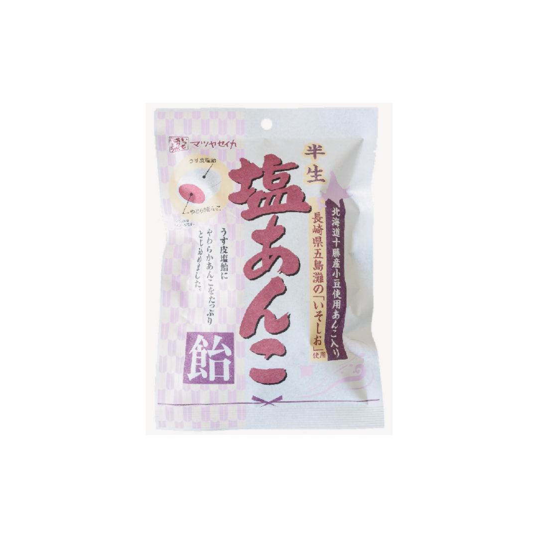 松屋製菓 半生豆沙塩薄皮糖 Matsuya Confectionery Semi-Dried Salted Anko Candy