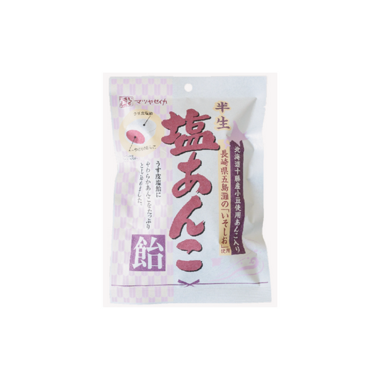 松屋製菓 半生豆沙塩薄皮糖 Matsuya Confectionery Semi-Dried Salted Anko Candy