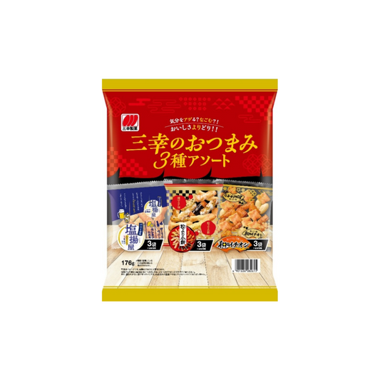 三幸三種組合點心 176g Sanko Snacks 3 Types Assortment 176G