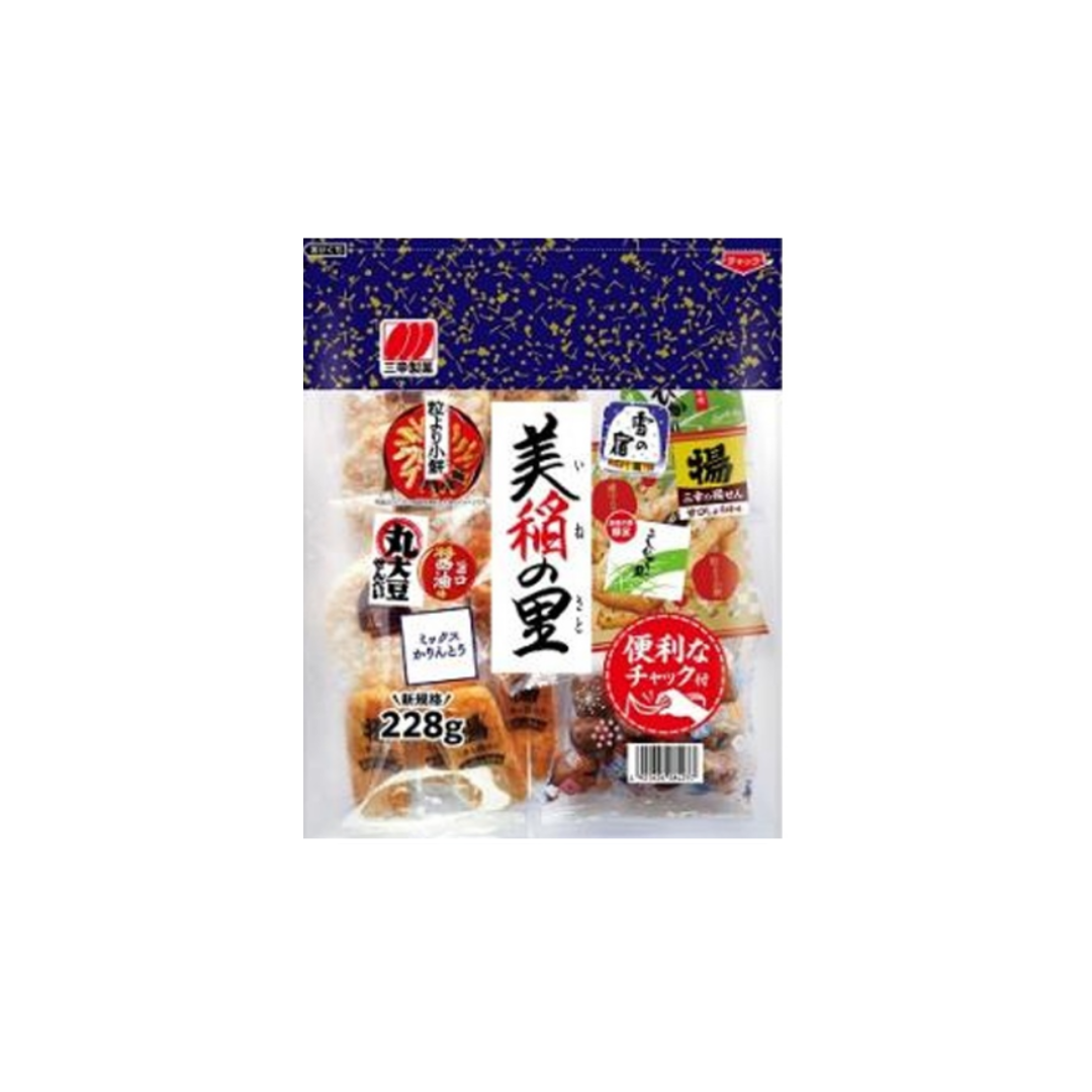 單獨包裝綜合米菓(拉鍊包裝)  Comprehensive Rice Crackers Individually Packaged(Zipper Packaging)